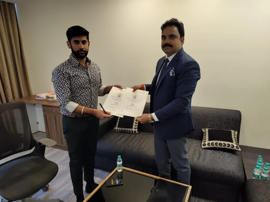 Memorandum of Understanding signed with Avenue18 Resort (120 keys), Near Jumpin Heights, Rishikesh, Uttarakhand – 249304.