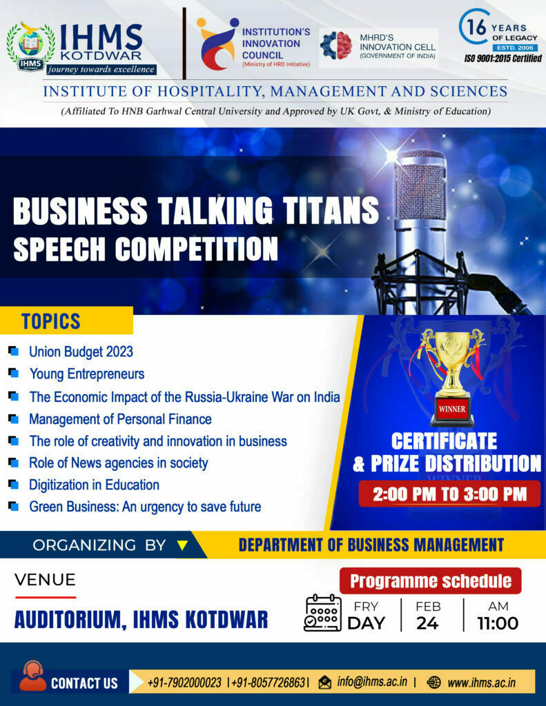 Speech Competition