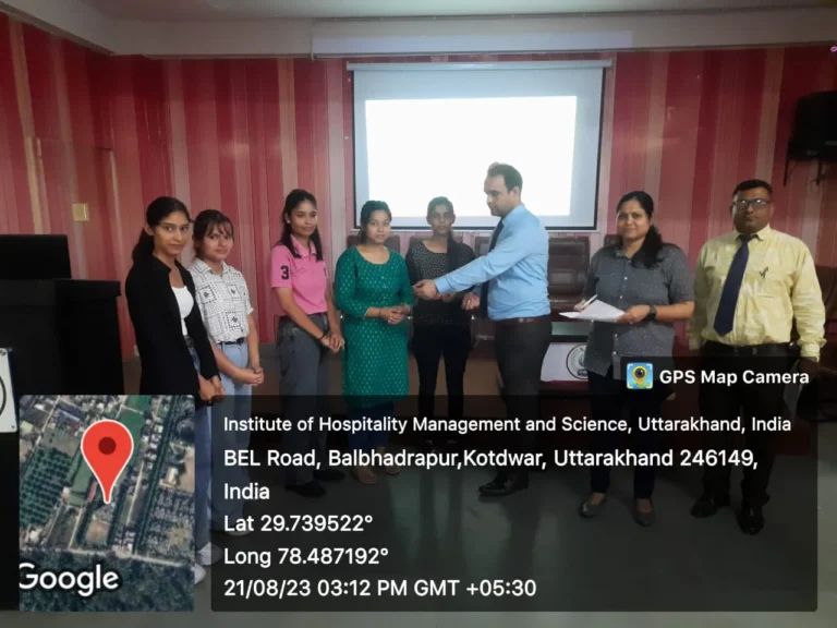Business Idea Presentation by IHMS Students