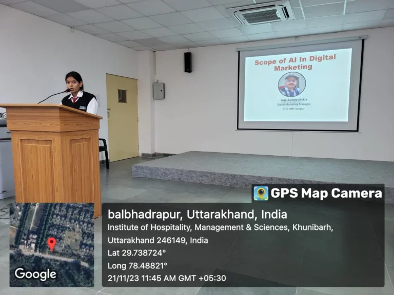IHMS hosted an enlightening session on the 'Scope of AI in Digital Marketing' – IHMS Kotdwar, photo 4
