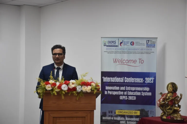 IHMS hosted International Conference "Innovation and Entrepreneurship: In Perspective of Education System (IEPES-2023) – IHMS Kotdwar, photo 21