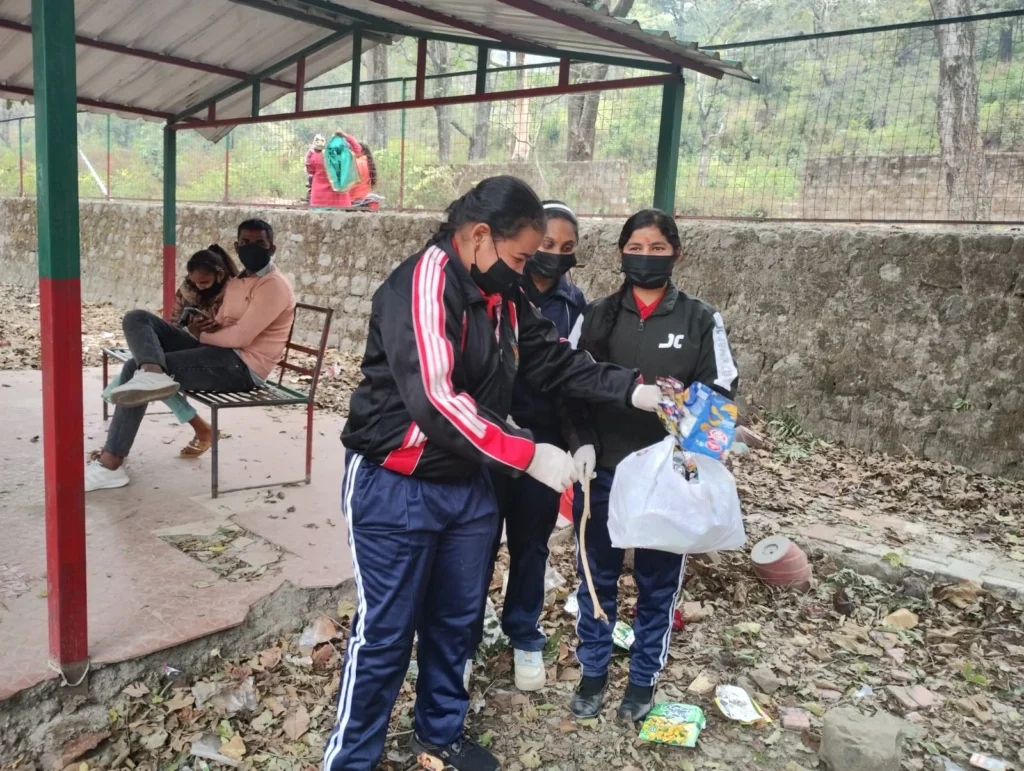 Cleanliness drive at Sidhbali Temple and Tiger Reserve