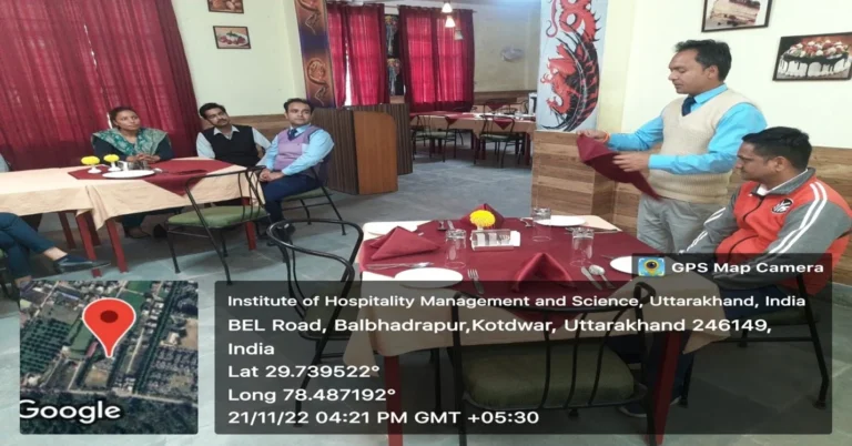 Workshop on Eating Table Etiquettes 2022-23 – IHMS Kotdwar, photo 4