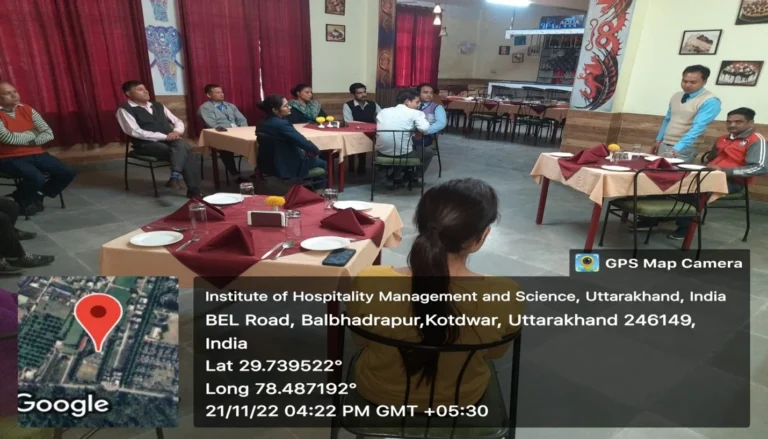 Workshop on Eating Table Etiquettes 2022-23 – IHMS Kotdwar, photo 3