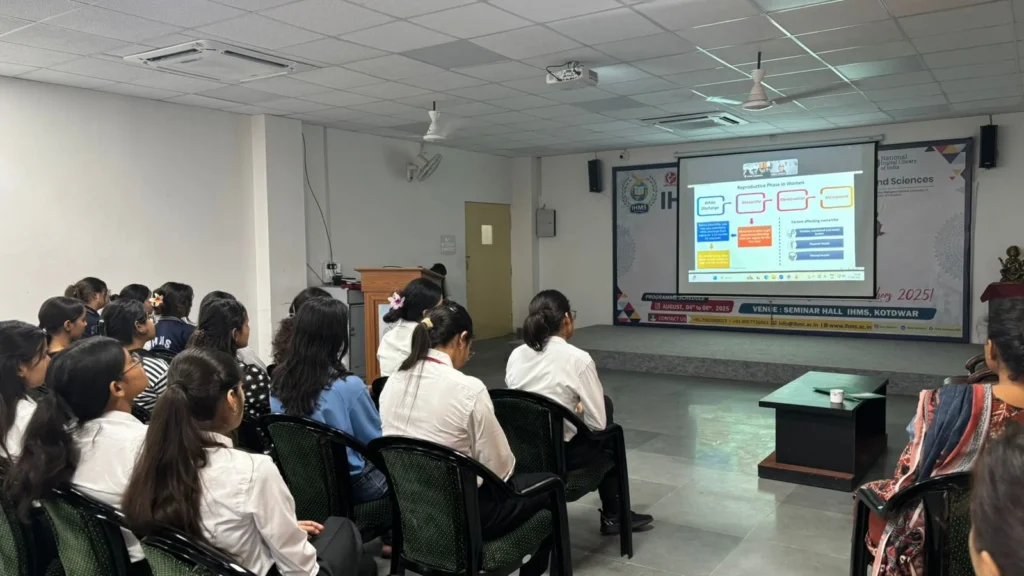 Awareness Through Education – Menstrual Hygiene Workshop at IHMS Kotdwar