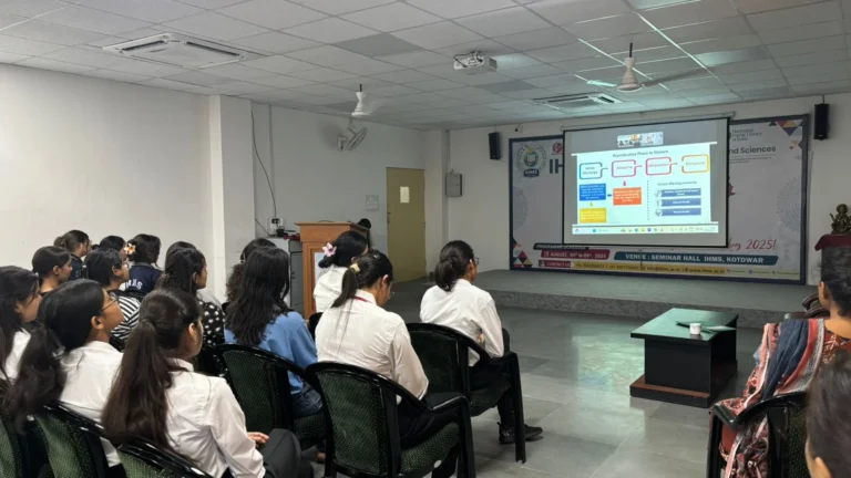 Awareness Through Education – Menstrual Hygiene Workshop at IHMS Kotdwar