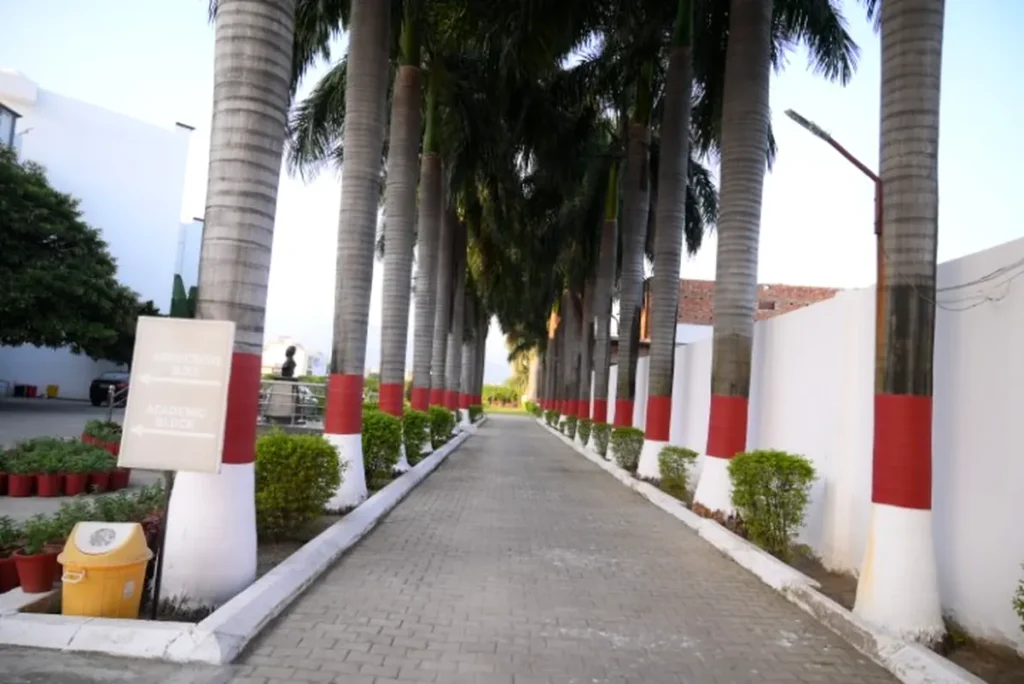 A green campus in the hills at IHMS Kotdwar